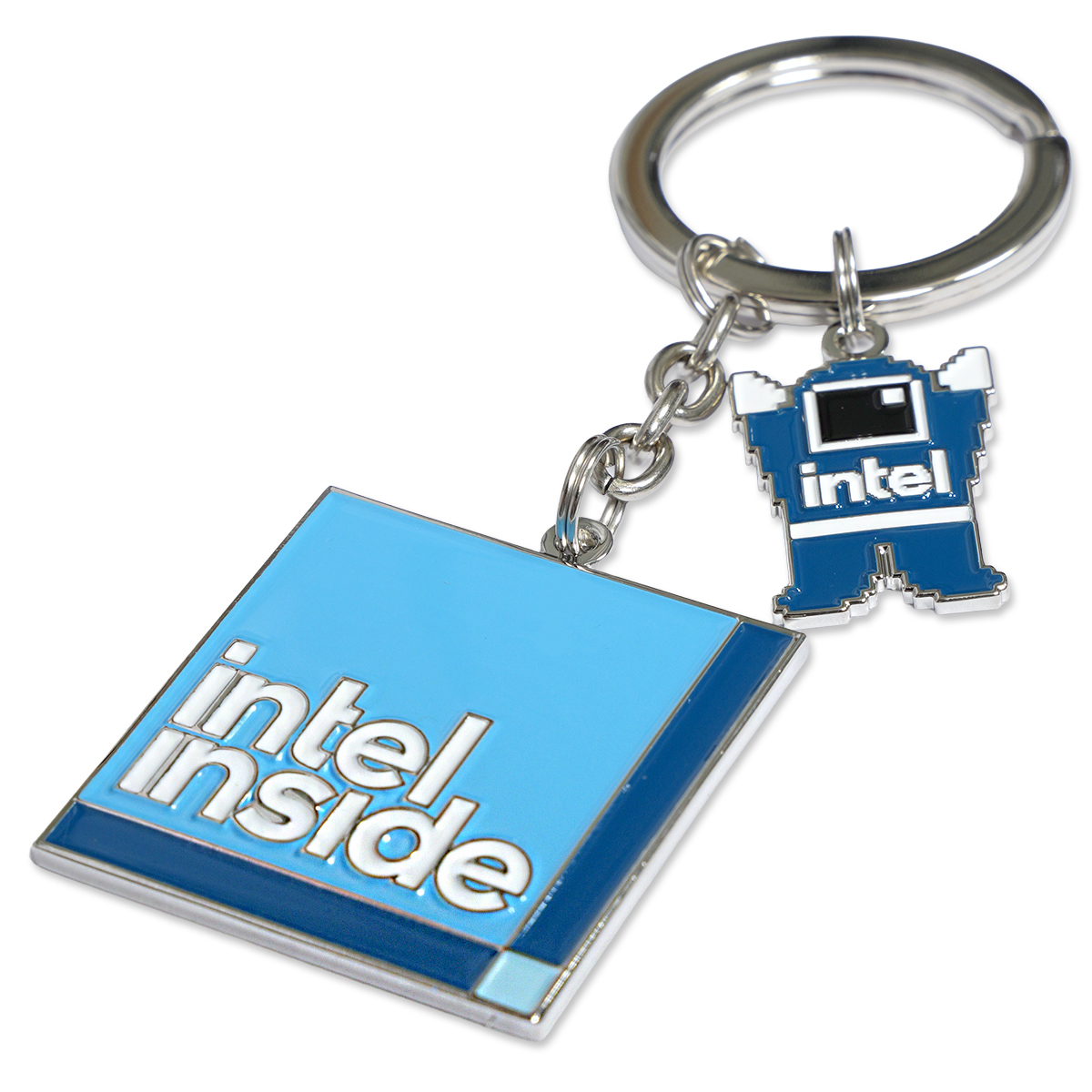 Intel Inside Key Tag with Bunny Person Charm